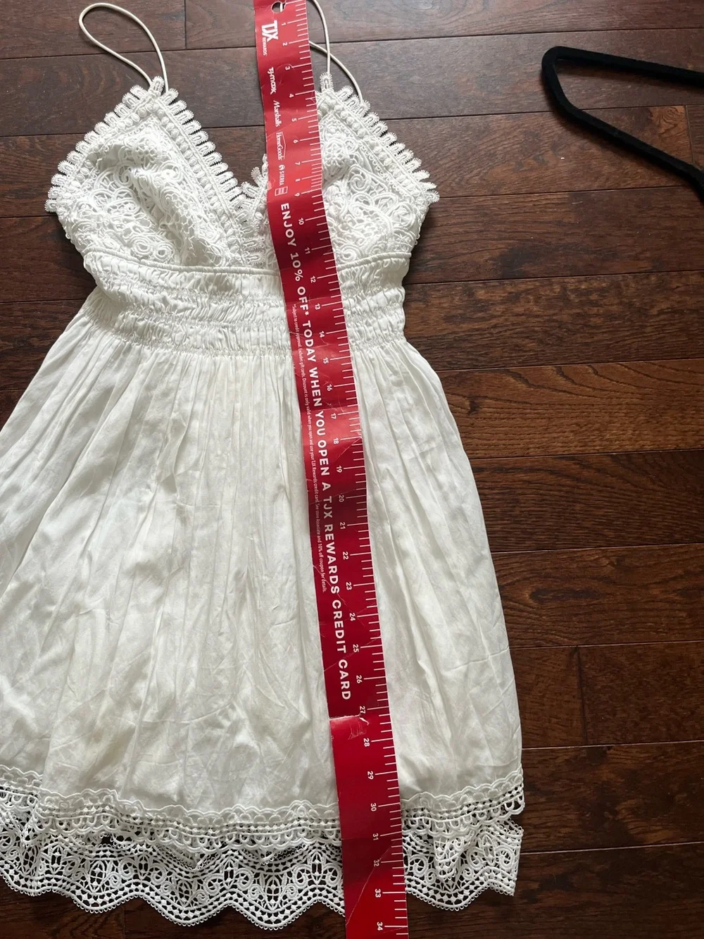 Zara White Crochet Bodice Spaghetti Strap Top - Picture 12 of 14